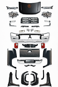 KIT TRANSFORMAÇÃO L200 2015/2023 PARA NEW TRITON 2025