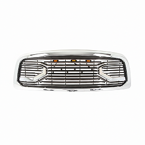 GRADE FRONTAL - DODGE RAM - 06/09 - DETALHE LED - CROMADA