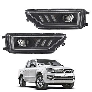 FAROL DE MILHA DRL AMAROK 2010/...