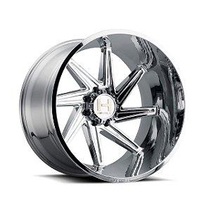 Jogo de Rodas Hostile Dagr H119 22x12 8x165.1 - 44mm Cromada