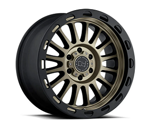Roda Black  Rhino Taupo 20x9  6x139.7  +12mm Bronze Borda Preta