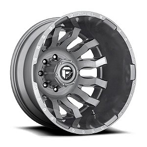 Roda Fuel Blitz D693  22x12  6x139.7 -44mm  Grafite Escovado