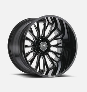 Roda Hostile Fury H114  20x9  6x139.7  +12mm  Preto Fresado