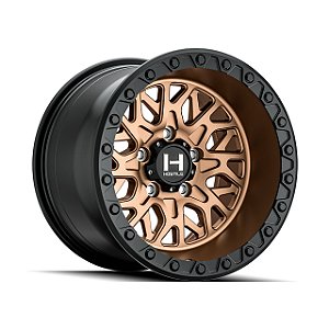 Roda Hostile Glamis H133 15x10 4x137  0mm  Bronze Fosco
