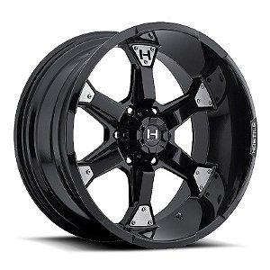 Roda Hostile Knuckles H101 20x9  8x165.1  +10mm  Preto Fresado