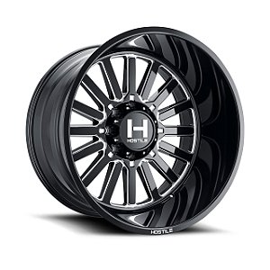 Roda Hostile Titan  H127  20x10  8x165.1  -19mm  Preto Fresado