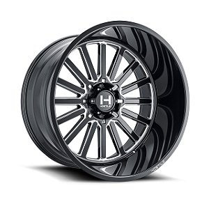 Roda Hostile Titan H127  20x9  6x139.7  0mm  Preto Fresado