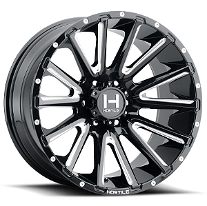 Roda Hostile Typhoon H123 22x10 6x139.7 -25mm Preto Fresado