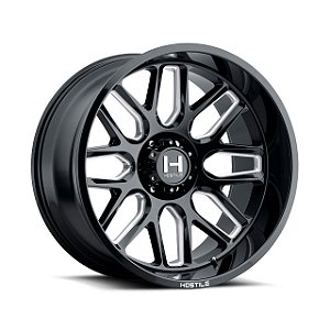 Roda Hostile Vulcan  H120  20x10  5x139.7  -19mm  Preto Fresado