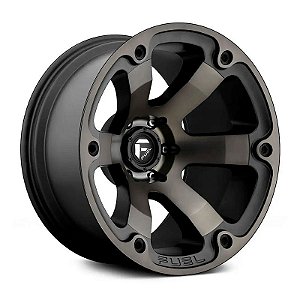 Roda Fuel Beast D564  20x09  8x165.1  +1mm  Preto Fosco Fresado