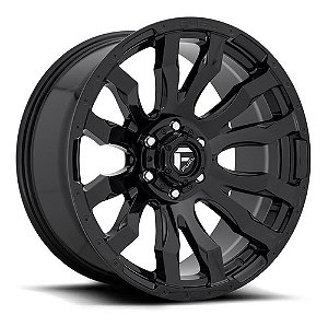 Roda Fuel Blitz D673  22x12  6x139.7  -44mm  Preto Brilhante Fresado
