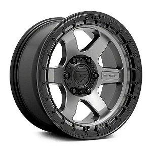 Roda Fuel Block D752  18x9  6x139.7  +20mm  Grafite Borda Preta