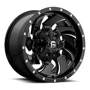 Roda Fuel Cleaver D574  20x9  8x165.1  +1mm Preto Brilhante Fresado