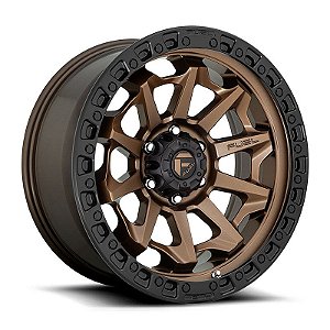 Roda Fuel Covert D696 17x9 8x165,1 +1mm  Bronze c/ Preta