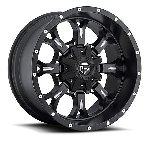 Roda Fuel Krank D517  18x9  8x165.1 +20mm  Preto Brilhante Fresado