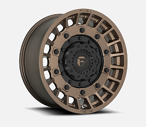 Roda Fuel Militia D725 20x10 8x165.1 -18mm Bronze c/ Preto Fosco