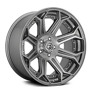 Roda Fuel Siege D705 20x9 8x165.1 +20mm   Cinza