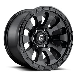Roda Fuel Tactic D630 17x9 5x127  -12mm   Preto Fosco