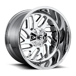 Roda Fuel Triton D609 26x12 8x165.1  -44mm  Cromado