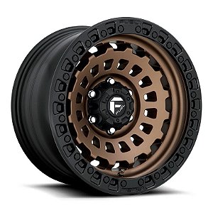 Roda Fuel Zephyr D634  17x9 6x139.7  0mm  Bronze Borda Preta
