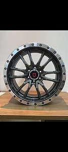 Roda Gisa RBL D9056 20x9 6x139.7 0mm   Cinza Cromado