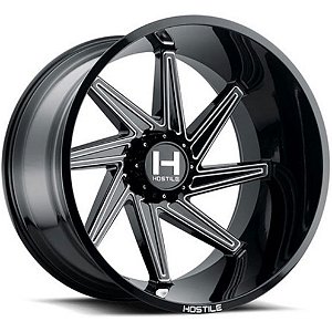 Roda Hostile Dagr H119 22x12 8x165.1 - 44mm  Preto