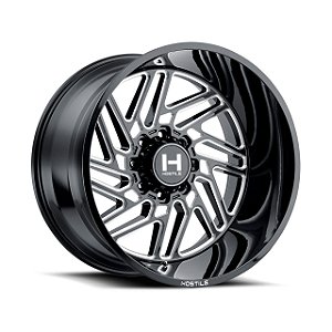 Roda Hostile Jigsaw H116 20x9 8x165.1 +12mm Preto Fresado