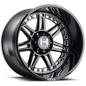 Roda Hostile Lunatic H124  24x14  8x165.1 -76mm Preto