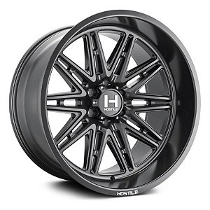 Roda Hostile Maniac H126 20x10 8x165.1  -19mm  PRETO
