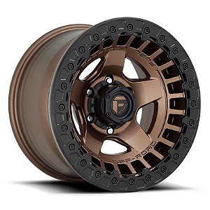 Roda Fuel Warp D119 c/ Beadlock 17x9 6x139.7 -15mm Bronze Fosco