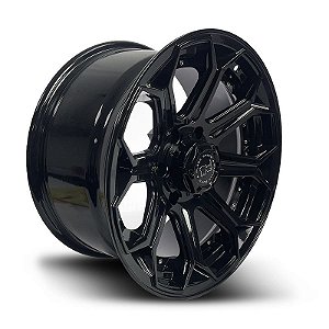 Roda RE Siege 18x9 6x139.7 0mm  Preto Brilhante - 55191