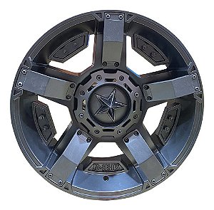 Roda XD KMC Rockstar 20x9 6x139.7  0mm  Preta