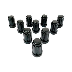 Jogo de Porcas M14x1.5 Ram Preta c/24 Peças Baja Wheels
