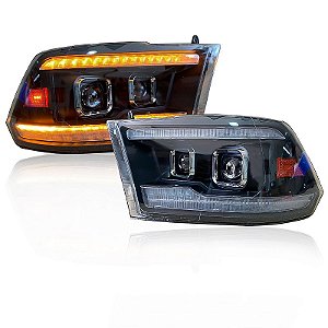 Farol Dianteiro Ram 2012/2018 Fumê Modelo 2021