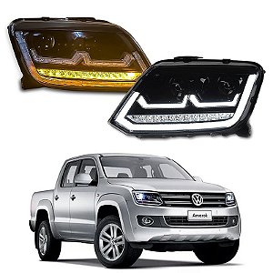 Farol Dianteiro Volkswagen Amarok 2016/2024 Led