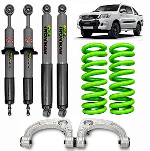 Kit Suspensão IronMan NitroGás Hilux 2005/2015 c/ Bandeja