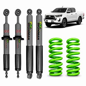 Kit Suspensão Ironman NitroGás Toyota Hilux 16-26 s/ Lâminas