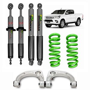 Kit Suspensão IronMan NitroGás Hilux 2016/2026 c/ Bandeja