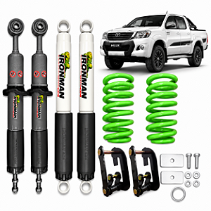 Kit Suspensão Ironman Nitrogás Toyota Hilux 2016/2026
