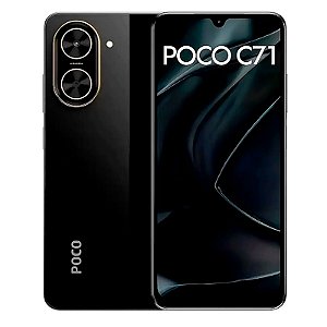 Smartphone Poco C71 - 4Gb ram - 128Gb - Black - Global Version Smartphone Poco C71 - 4Gb ram - 128Gb - Black - Global Version
