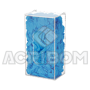 Dispenser em Acrílico de Parede Para LUVAS Descartáveis