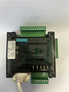 CLP Lollette -LE3U FX3U 14MT 6AD 2DA RS485 8 Entrada 6 Saída Transistor, 6 Entrada Analógica 2 Analógica, 0-10V Saída Plc RTC, Relógio de tempo real