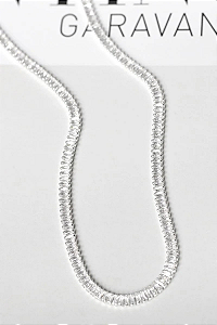 Choker Riviera Baguete Fina - Banho Prata 925