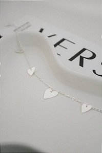 Choker Love - Banho Prata 925