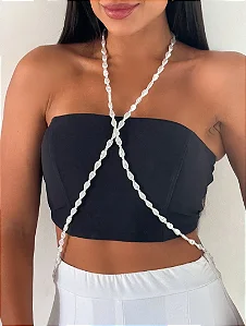 Body Chain Pérola D'Água