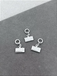 Berloque Chocolate - Banho Prata 925