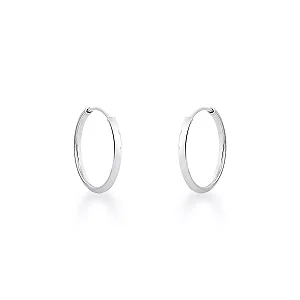 Brinco de Prata Argolinha G