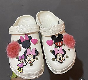 Crocs Minnie + pompons