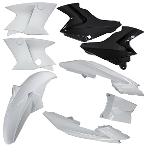 Kit Carenagem Completo YBR Factor 125 Branco Ano 2013 A 2016