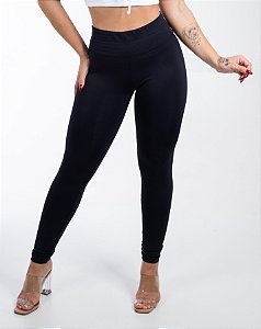 Calça Legging Zero Transparência Básica em Poliamida